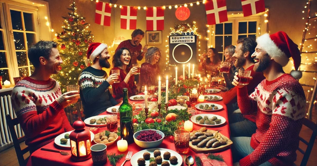 Julefrokost med venner