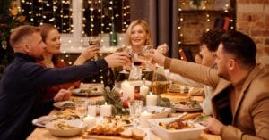 Julefrokost med god stemning